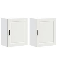 Кухненски стенни шкафове 2 бр Porto, бял, инженерно дърво