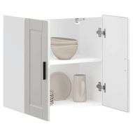 Кухненски стенен шкаф Porto, бял гланц, инженерно дърво