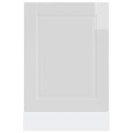 Панел за съдомиялна машина, Porto, бял гланц, 45x1,5x57 см, инженерно дърво