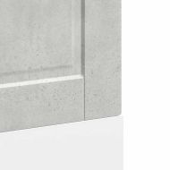 Панел за съдомиялна машина, Porto, бетонно сив, инженерно дърво