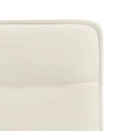 Трапезни столове, 6 бр, кремави, кадифе