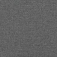 Трапезни столове, 6 бр, тъмносиви, текстил