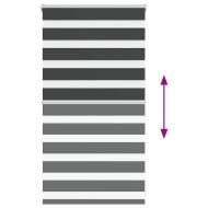 Зеброва щора черна 70x100 см ширина на плата 65,9 cm полиестер