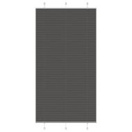 Плисирана щора черна 110x200 cm Ширина на плата 109,4 cm