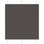 Плисирана щора черна 115x100 cm Ширина на плата 114,4 cm