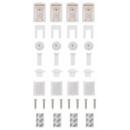 Плисирана щора черна 90x150 cm Ширина на плата 89,4 cm