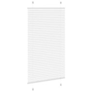 Плисирана щора Бяла 75x100 cm Ширина на плата 74,4 cm