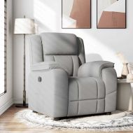 Recliner Chair Cloud Grey Fabric