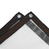 Прозрачен брезент с капси 3х6 м Полиетилен