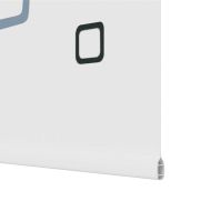 Душ ролетна щора 130x240 см Ширина на плата 126 см