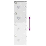 Ролетна щора за душ с касета 80x240 см Ширина на плата 76 см