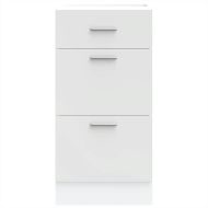 Долен шкаф "Lyon", бял, 40x46x81,5 см, инженерно дърво