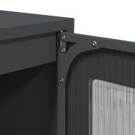 Висока дъска антрацит 68x39x123 cm Стомана