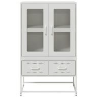 Висок шкаф, бял, 68x39x111,5 см, стомана
