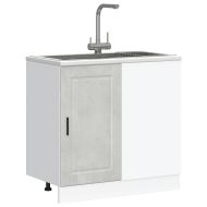 Кухненски шкаф Porto, бетонно сив, инженерно дърво