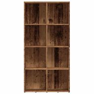 Шкаф за книги от старо дърво 66x30x130 cm Инженерна дървесина