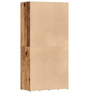 Шкаф за книги от старо дърво 66x30x130 cm Инженерна дървесина