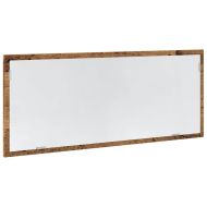 LED огледало за баня от старо дърво 100x8,5x37 cm