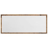 LED огледало за баня от старо дърво 100x8,5x37 cm