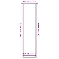Изтривалка, антрацит, 115x500 см