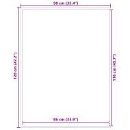 Изтривалка, антрацит, 90x120 см