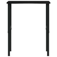 Работна маса тъмнокафява Дъб от масивна дървесина