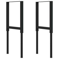 Работна маса тъмнокафява Дъб от масивна дървесина