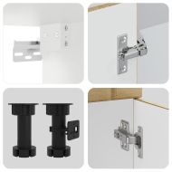 Комплект кухненски шкафове от 11 части Lucca, инженерно дърво