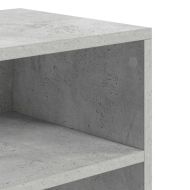 Библиотека, бетонно сив, 60x30x71,5 см, инженерно дърво