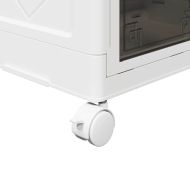 Кутия за съхранение с колела 28 L 48,5x29,5x33 cm