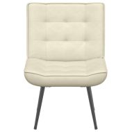 Релаксиращ стол Cream 64x74x84 cm кадифе