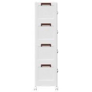 Кутия за съхранение с колела на 4 нива 28 L 48x29,5x112,5 cm