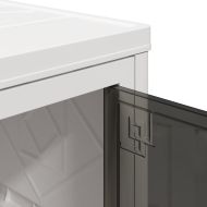 Кутия за съхранение с колела на 4 нива 28 L 48x29,5x112,5 cm