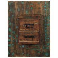 Нощно шкафче Multicolour Масивна дървесина Възстановена