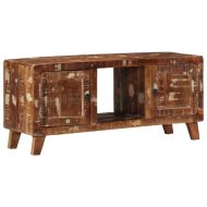 ТВ шкаф 105x46x32 cm Масивна дървесина Възстановена