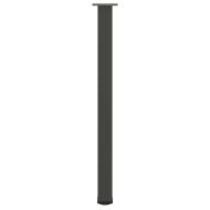 Крака за бар маса, 4 бр., антрацит, 110-112 см, стомана