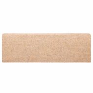 Изтривалки за стълби, самозалепващи се, 30 бр., 65x21x4 см, светлокафяви, с правоъгълен ръб