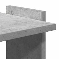 Библиотека 3 рафта бетонно сива 60x30x120 см инженерно дърво