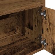 Библиотека, старо дърво, 31x24x127 см, инженерно дърво