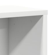 Библиотека, бяла, 60x24x101,5 см, инженерно дърво