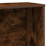Библиотека, опушен дъб, 60x24x120 см, инженерно дърво