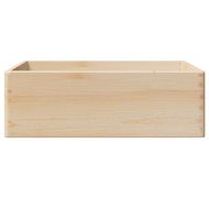 Дървена кутия с дръжки 40x30x13 cm масивна дървесина бор