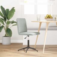 Трапезен стол, светлосив, кадифе