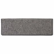 Стелки за стълби, вид сизал, 30 бр, 65x21x4 см, сиво и бежово