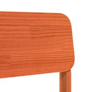 Градински стол Wax Brown 60x52,5x72 cm масивна дървесина бор