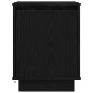 Нощни шкафчета с LED осветление 2 бр., черни 38x34x50 cm