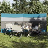 Camping Windbreak Blue 340x130 cm Водоустойчив