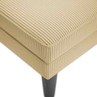 Шезлонг с възглавница сивозелен велурен плат