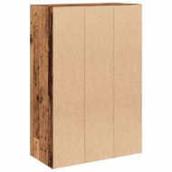 Рафт за книги от старо дърво 60,5x30x90 cm Инженерна дървесина