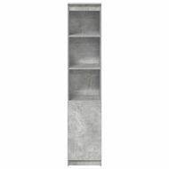 Висока дъска Concrete Grey 37,5x35x180 cm Инженерна дървесина